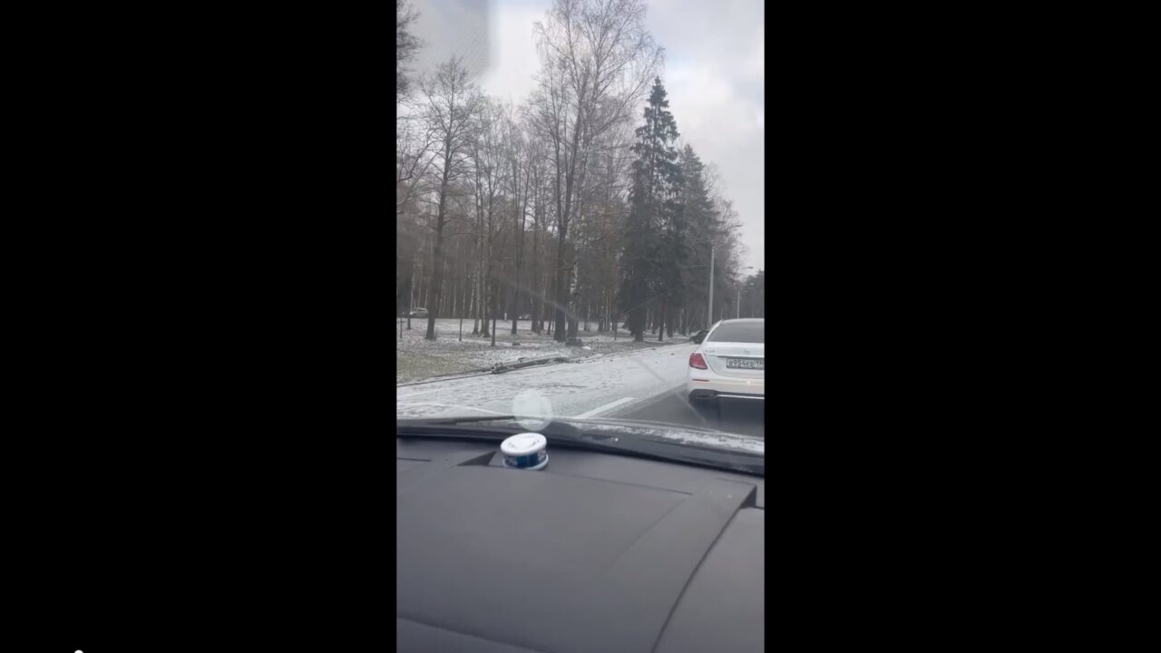 Иномарка снесла опору электропередач на Приморском шоссе — Мегаполис